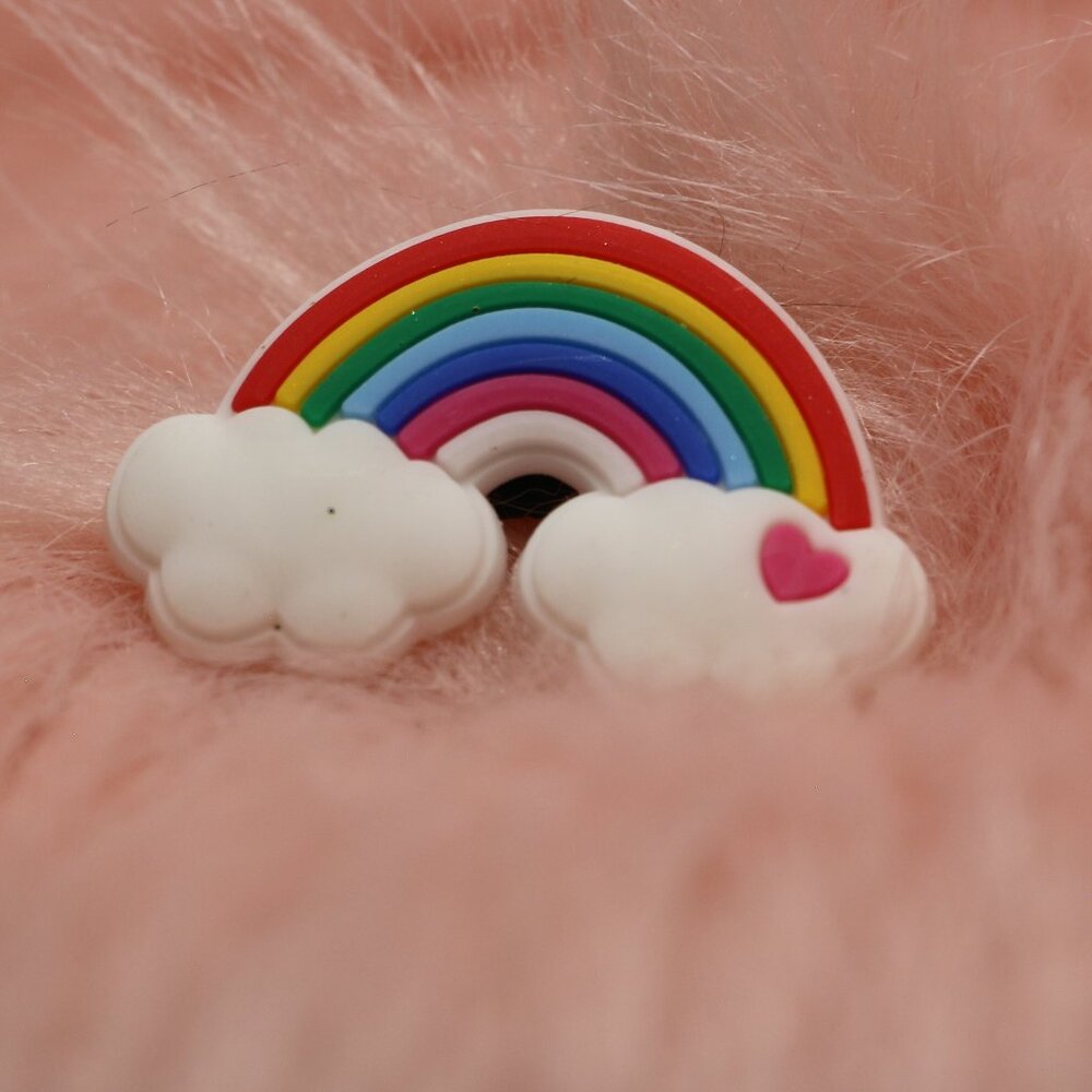 Rainbow Croc Charm